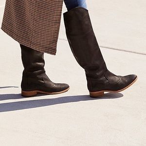 Free People Black Joshua Riding Boot